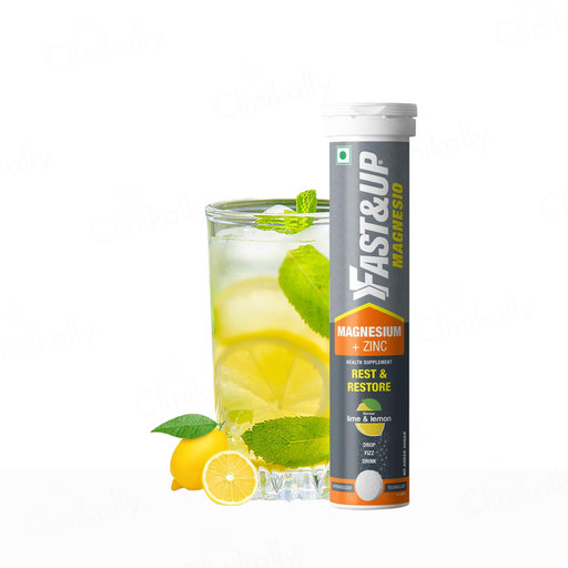 Fast&Up Magnesio Effervescent Tablet - Lime & Lemon Flavour